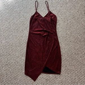 Red Asymmetrical Dress